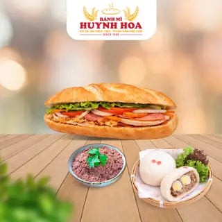 Hình ảnh Combo 2: 1 Bánh mì truyền thống sz L; 1 Bánh bao; 1 Hộp patê 300gr