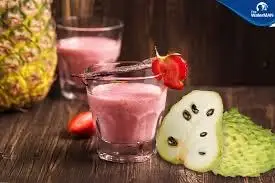 Hình ảnh sinh tố mãng cầu dâu 