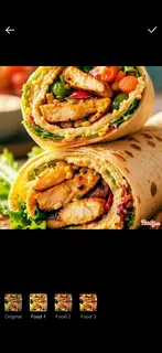 Hình ảnh tacos ga chien giòn 