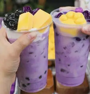 Hình ảnh Trà sữa Trân Châu khoai môn puddinng .khúc bạch thập cẩm