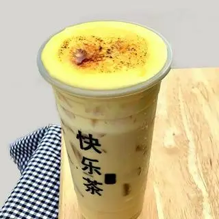 Hình ảnh Trà sữa lúa mạch kem hoàng kim