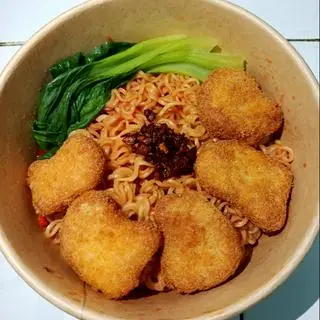 Hình ảnh Mì trộn gà viên 