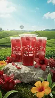 Hình ảnh Combo 3 Trà Hoa Atiso tươi L(700ml)