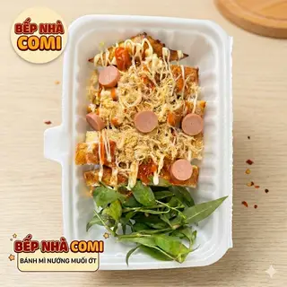 Hình ảnh Bánh mì muối ớt sốt bơ béo