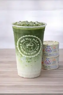 Hình ảnh Matcha latte sữa gấu