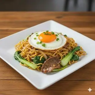 Hình ảnh Mì xào bò trứng