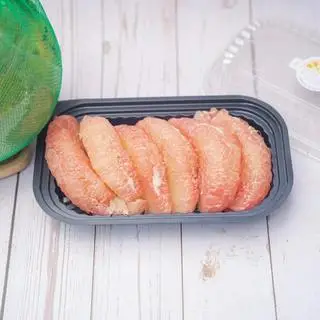 Hình ảnh Bưởi da xanh 400g + Muối tôm