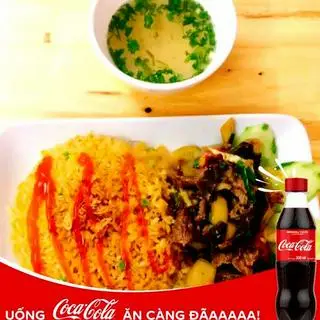 Hình ảnh Cơm Rang Dưa Bò - 1 Coca