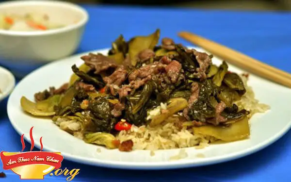 Hình ảnh cơm chiên dưa bò 