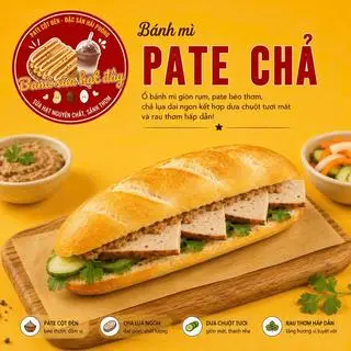Hình ảnh Bánh mì Pate Chả