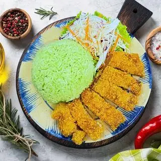 Hình ảnh Cơm (HEO) Chiên Xù + Sốt (Tự Chọn)