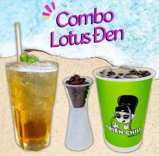 Hình ảnh Combo Lotus Đen ( Đen Đá Honey + Trà Lotus Sen )