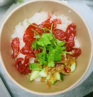 Hình ảnh xôi lạp xưởng