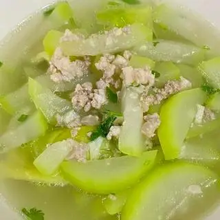 Hình ảnh Canh Bầu Thịt Bằm Thanh Mát