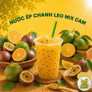 Hình ảnh Nước Ép Chanh Dây mix Cam