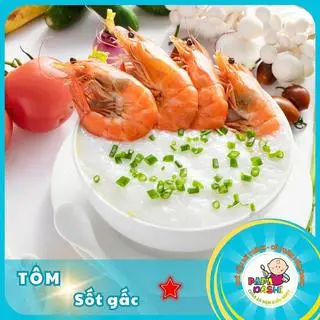 Hình ảnh Cháo tôm sốt gấc