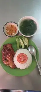 Hình ảnh cơm đùi gà 