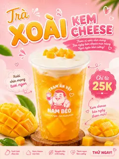 Hình ảnh Trà xoài kem cheese