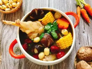 Hình ảnh Bún _ Gà Nấu Nấm Đông Cô
