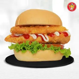 Hình ảnh Burger Gà lớn