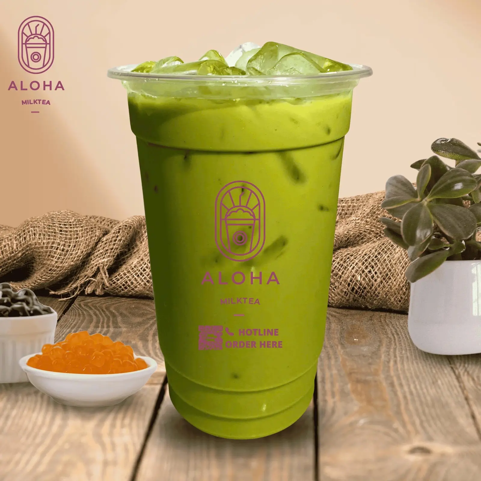 Hình ảnh Trà sữa Thái xanh