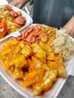 Hình ảnh Bánh Mì Nướng sốt ( Suất Vừa - 2 Bánh Kem Phomai )