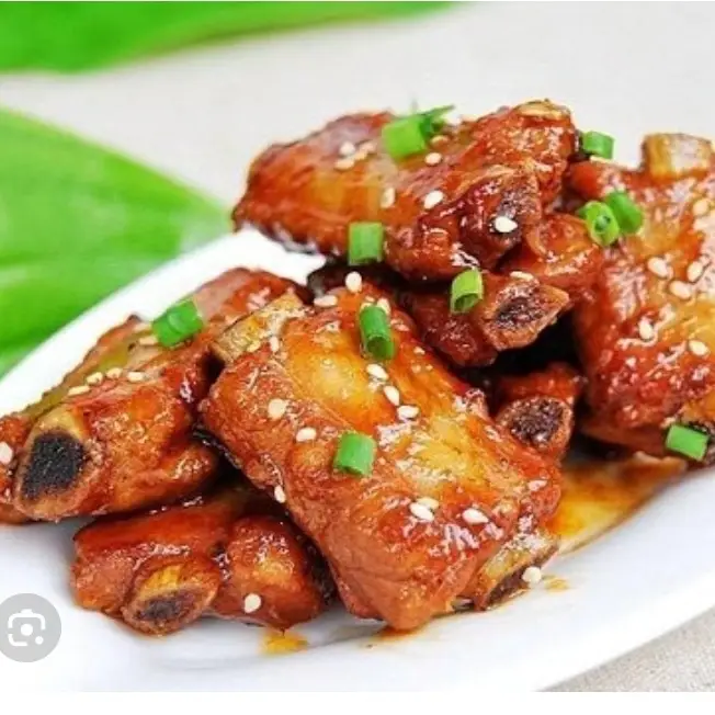Hình ảnh Cơm Trắng Sườn Non Rim Mắm Tỏi 