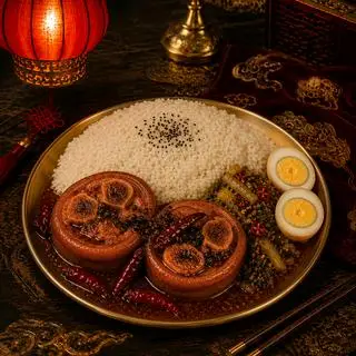 Hình ảnh Cơm chân giò cay Trung Hoa