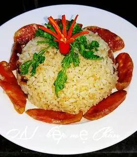 Hình ảnh cơm chiên lạp xưởng 