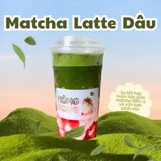 Hình ảnh Matcha Latte Dâu - ĐÀI