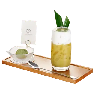 Hình ảnh Trà sữa Ô long lá nếp