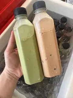 Hình ảnh Trà Sữa Thái Xanh chai 