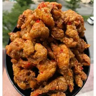 Hình ảnh da gà chiên mắm tỏi