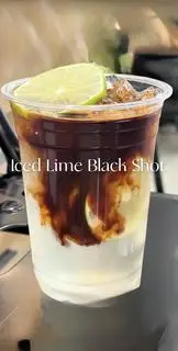 Hình ảnh Iced Lime Black Shot