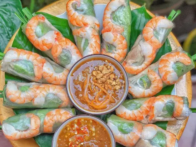 Hình ảnh Gỏi cuốn tôm tai heo 