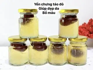 Hình ảnh Yến chưng nóng táo đỏ thảo mộc
