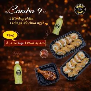 Hình ảnh Combo 9 - 2 kimbap chiên - 1 đùi gà chua ngọt