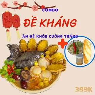 Hình ảnh Gà ác hầm bào ngư lớn