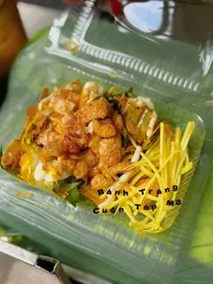 Hình ảnh Bánh Tráng Cuốn Tóp Mỡ  ° bánh dẻo °