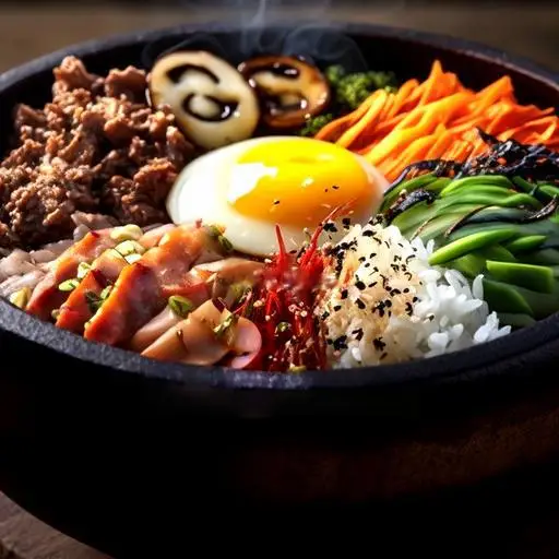 Hình ảnh Cơm trộn bò Hàn Quốc bibimbap