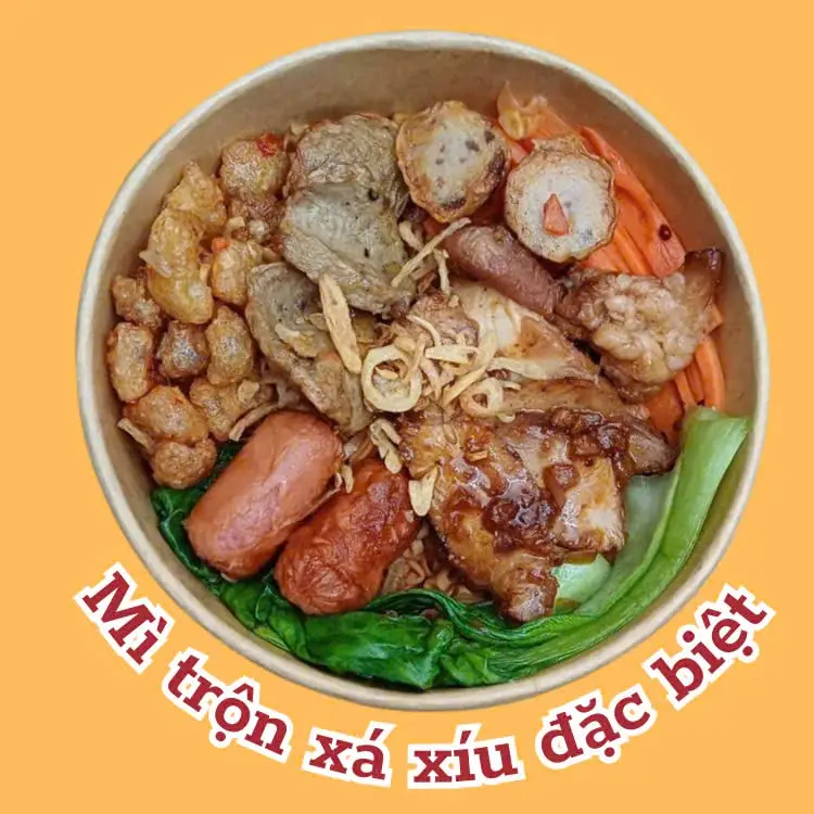 Hình ảnh Mì trộn xá xíu đặc biệt
