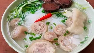 Hình ảnh bún bò tái