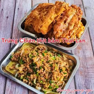 Hình ảnh Trứng Chiên thịt bằm Thái Lan 