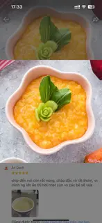 Hình ảnh Cháo thịt heo rau củ