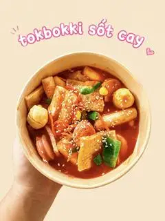 Hình ảnh Tokbokki sốt cay