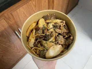 Hình ảnh Mì Ý Xào Bò Nấm