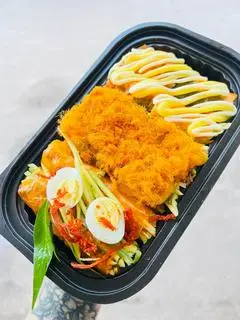 Hình ảnh Bánh tráng sốt đủ vị mix dăm bông