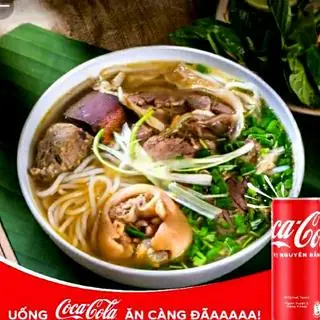 Hình ảnh Bún bò Huế đầy đủ - pepsi