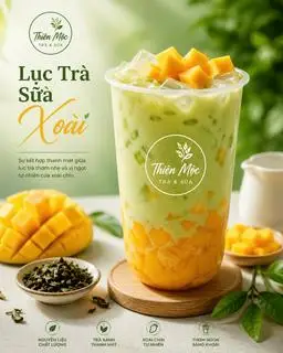 Hình ảnh Lục trà sữa xoài - size L 700ml