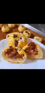 Hình ảnh Bánh bao nướng thịt xá xíu 